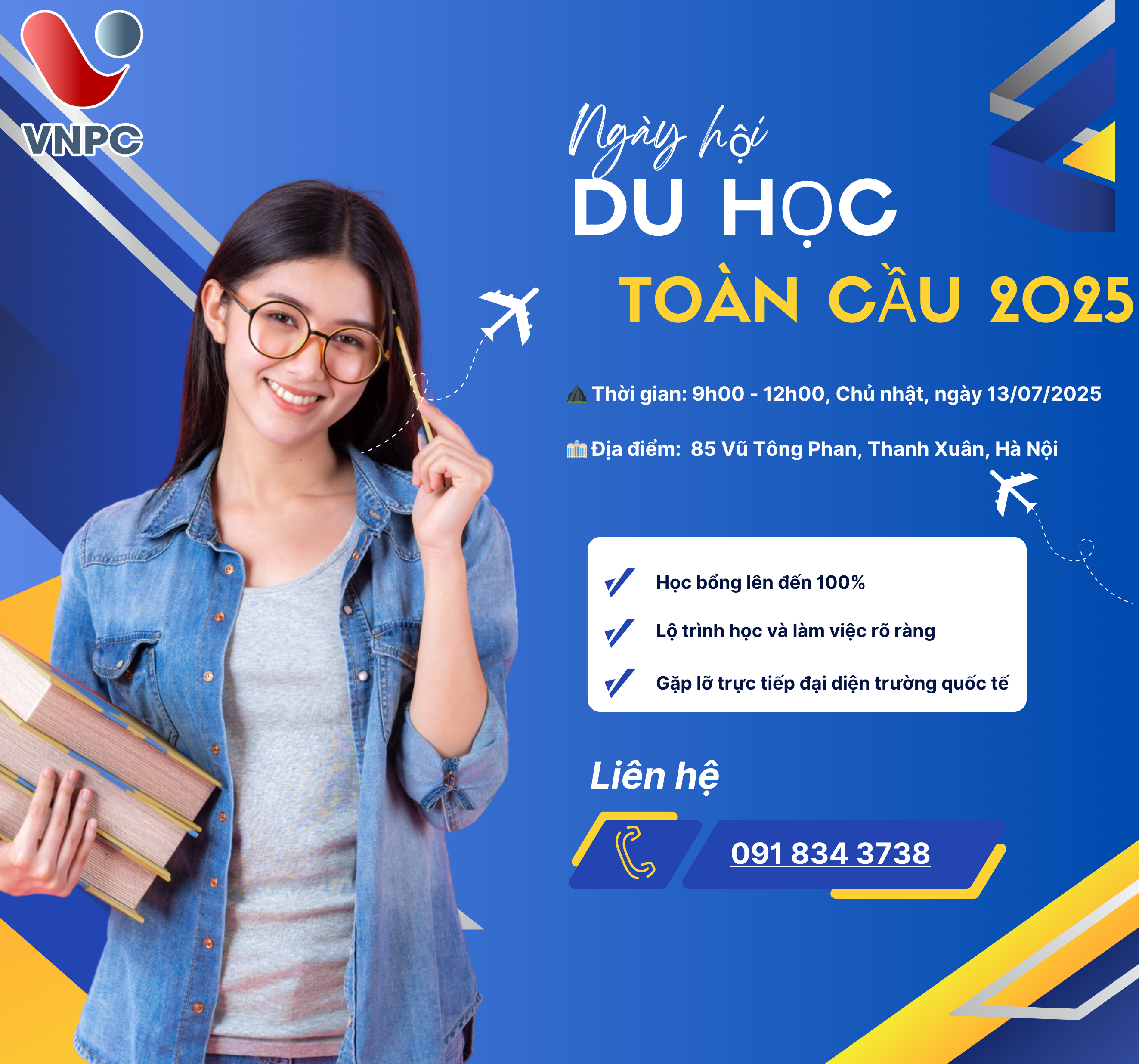Ngày hội du học và học bổng toàn cầu 07/2025